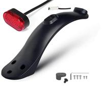 PapaGames Guardabarros Trasero Patinete Xiaomi m365 Essential 1s Pro y Pro 2, Guardabarros Patinete Xiaomi Pro 2 con Gancho, tornilleria y luz (Corto)