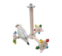 Papageienbarsch - Sitzstange, Vogelkäfig | Papageienständer, Vogelspielzeug, Kauübung, Windmühle, rotierendes Spielzeug für Vogelkäfig-Zubehör