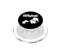 PAPAphant Padre Elefante Papá Papá Día del Padre Divertido Juego de Palabras PopSockets PopGrip para MagSafe