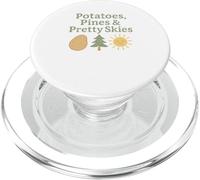 Papas de Idaho, pinos, cielos bonitos mamás, niñas, abuelas PopSockets PopGrip para MagSafe