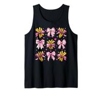 Papas fritas Chica Papa Coqueta Bow Pink Mom Camiseta sin Mangas