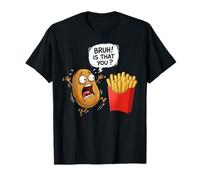 Papas Fritas Divertidas Papas Fritas es Que tú Hermano Papa Camiseta