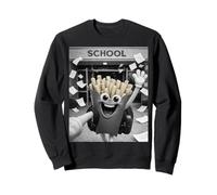 Papas Fritas Último día de Clases Vacaciones de Verano Divertido Selfie Sudadera