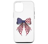 Papas Patatas 4 de Julio Bandera Americana Patriótica Coqueta Carcasa para iPhone 12/12 Pro