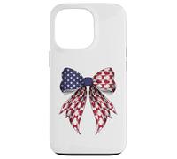 Papas Patatas 4 de Julio Bandera Americana Patriótica Coqueta Carcasa para iPhone 13 Pro
