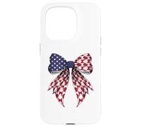 Papas Patatas 4 de Julio Bandera Americana Patriótica Coqueta Carcasa para iPhone 15 Pro
