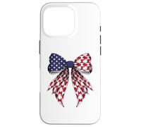 Papas Patatas 4 de Julio Bandera Americana Patriótica Coqueta Carcasa para iPhone 16 Pro