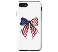 Papas Patatas 4 de Julio Bandera Americana Patriótica Coqueta Carcasa para iPhone SE (2020) / 7 / 8