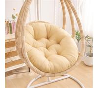 Papasan Cojín para Sillón Colgante, Cojin Silla Cesta Colgante, CojíN para Columpio Colgante, Cojin Silla Mimbre Redonda, Silla Colgante Huevo para JardíN Terraza(H,110x110cm/43in)