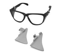PapaViva 1 par de lentes de seguridad laterales para gafas de sol Oakley Frogskins OO9013 / Frogskins Lite OO9374, color gris