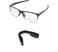 PapaViva Almohadilla de nariz de repuesto para Oakley Bat Flip OX8183 - Negro Euro Fit