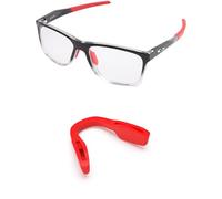 PapaViva Almohadilla de nariz de repuesto para Oakley Bat Flip OX8183 - Rojo Euro Fit