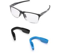 PapaViva Almohadilla de nariz de repuesto para Oakley BXTR OO9280/BXTR Metal OO9237, Azul cielo + negro, 0
