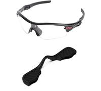 PapaViva Almohadilla de nariz de repuesto para Oakley Radar EV Path/Radar EV Pitch/Radar Path/RadarLock Path, color negro Euro Fit Standard