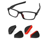 PapaViva Almohadilla nasal de repuesto para Oakley Crosslink Pro Sweep Pitch Strike Zero MNP, Naranja y negro, 0