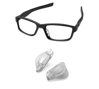 PapaViva Almohadilla nasal de repuesto para Oakley Crosslink Pro Sweep Pitch Strike Zero MNP, transparente, 0