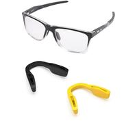 PapaViva Almohadilla nasal de repuesto para Oakley Sutro Ti OO6013 / Sutro Ti Sweep OO6025, Amarillo y negro, Asian Fit-2 Pieces