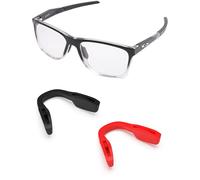 PapaViva Almohadilla nasal de repuesto para Oakley Sutro Ti OO6013 / Sutro Ti Sweep OO6025, Rojo y negro., Asian Fit-2 Pieces