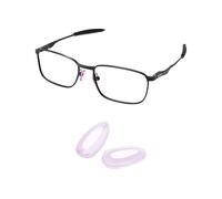 PapaViva Almohadillas de nariz de repuesto para Oakley Gauge 6 OO6038/Gauge 8 M OO4124 57 mm/Calibre 8 L OO4124 62 mm/Calibre 3.1, morado claro, 0