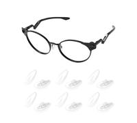 PapaViva Almohadillas de nariz de repuesto para Oakley Wire Tap 2.0 RX OX5152 54 mm y 56 mm, Transparente: paquete de 6 pares, Wire Tap 2.0 RX