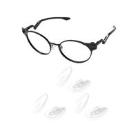 PapaViva Almohadillas de nariz de repuesto para Oakley Wire Tap 2.0 RX OX5152 54 mm y 56 mm, Transparente: paquete de 3 pares, Wire Tap 2.0 RX
