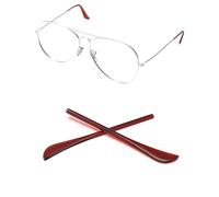 PapaViva Calcetines de repuesto para Ray-Ban RB3025 RB3026 RB3044 RB3362 RB3029 RB3136 RB8052 RB8054 RB3362, Ámbar., Taille unique