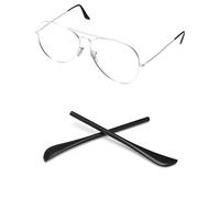 PapaViva Calcetines de repuesto para Ray-Ban RB3025 RB3026 RB3044 RB3362 RB3029 RB3136 RB8052 RB8054 RB3362, Negro, Taille unique