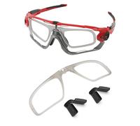 PapaViva Clip de prescripción con clip para gafas de sol Oakley OO9290Jaw-breaker, gris, 0