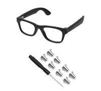 PapaViva Juego de 1 destornillador y 8 tornillos de repuesto para gafas Ray-Ban Meta Wayfarer/Skyler/Headliner (Gen 2) y Oakley Meta HSTN AI, color plateado
