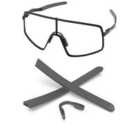 PapaViva Kits de goma de repuesto para nariz y almohadillas para Oakley Sutro TI OO6013, gris, Grey