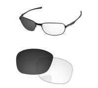 PapaViva Lentes de repuesto compatibles con gafas de sol Oakley C Wire 2011 OO4046, Eclipse Gris Fotocromático, C Wire 2011 OO4046