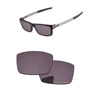 PapaViva Lentes de repuesto compatibles con gafas de sol Oakley Currency OX8026, Gris cromado, Currency OX8026