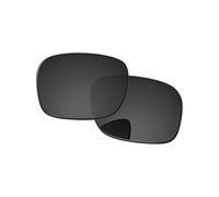 PapaViva Lentes de repuesto compatibles con gafas de sol Oakley Exchange Sun OO9483 de 56 mm, Negro liso, Exchange Sun OO9483 56mm