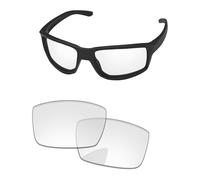 PapaViva Lentes de repuesto compatibles con gafas de sol Oakley Gibston OO9449, Bloqueo de luz azul transparente HD, Gibston
