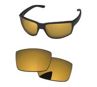 PapaViva Lentes de repuesto compatibles con gafas de sol Oakley Gibston OO9449, Bronce dorado, Gibston