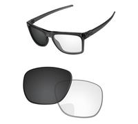 PapaViva Lentes de repuesto compatibles con gafas de sol Oakley Leffingwell OO9100, Eclipse Gris Fotocromático, Leffingwell OO9100