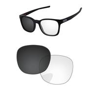 PapaViva Lentes de repuesto compatibles con gafas de sol Oakley Ojector OO9018 de 55 mm, Eclipse Gris Fotocromático, Ojector