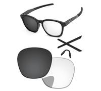 PapaViva Lentes de repuesto compatibles con gafas de sol Oakley Shackle OO9507D de 52 mm, Eclipse Gris Fotocromático, Shackle OO9507D 52mm