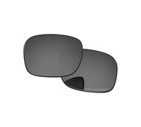 PapaViva Lentes de repuesto compatibles con gafas de sol Oakley Square Wire 2 2014 OO4075, Negro cromado, Square Wire 2 2014 OO4075