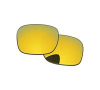 PapaViva Lentes de repuesto compatibles con gafas de sol Oakley Square Wire 2 2014 OO4075, Oro de 24 quilates, Square Wire 2 2014 OO4075