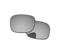 PapaViva Lentes de repuesto compatibles con gafas de sol Oakley Square Wire 2 2014 OO4075, plateado cromo, Square Wire 2 2014 OO4075