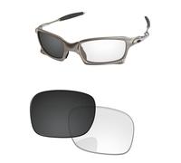 PapaViva Lentes de repuesto compatibles con gafas de sol Oakley X Squared OO6011, Eclipse Gris Fotocromático, X Squared OO6011