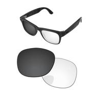 PapaViva Lentes de repuesto compatibles con gafas de sol Ray-Ban Meta RW4008 de 53 mm, Eclipse Gris Fotocromático, RW4008 53mm