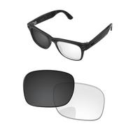 PapaViva Lentes de repuesto compatibles con lentes de sol Ray-Ban Meta RW4006 de 50 mm, Eclipse gris fotocromático, RW4006 50mm