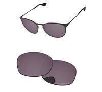 PapaViva Lentes de repuesto compatibles con lentes de sol Ray-Ban RB3539 de 54 mm, Gris cromado, RB3539 54mm