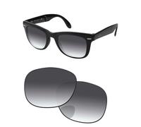 PapaViva Lentes de repuesto compatibles con lentes de sol Ray-Ban RB4105 de 50 mm, Gradiente gris, RB4105 50mm