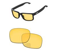 PapaViva Lentes de repuesto compatibles con Oakley Holbrook XXL OO9487 61 mm/Holbrook XXL Asian Fit Sunglass, Amarillo HD, Holbrook XXL Asian Fit OO9487F 61mm
