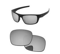 PapaViva Lentes de repuesto para gafas de sol Oakley Drop Point OO9367 de 60 mm, Cromado Plata, Drop Point