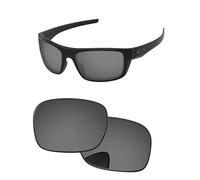 PapaViva Lentes de repuesto para gafas de sol Oakley Drop Point OO9367 de 60 mm, Negro chrome, Drop Point