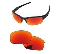 PapaViva Lentes de repuesto para gafas de sol Oakley Flak Jacket OO9008, Fire Red, Flak Jacket